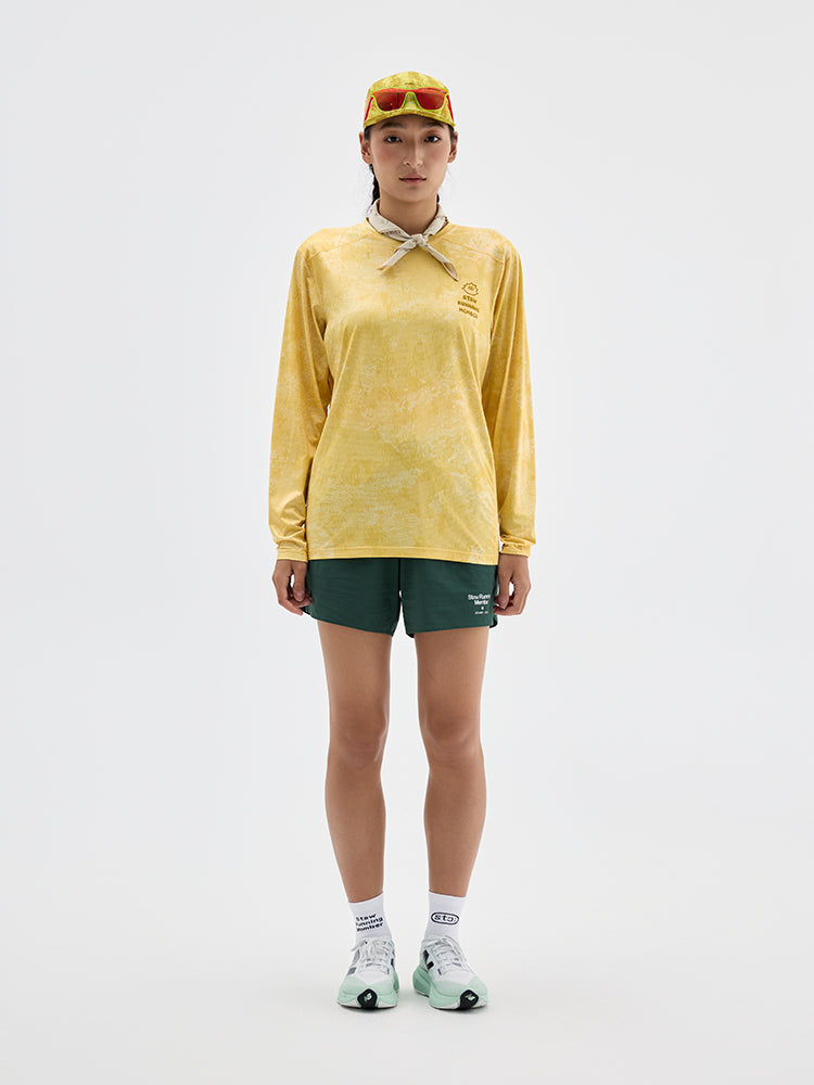 SOSO Graphic Print Running Long Sleeve