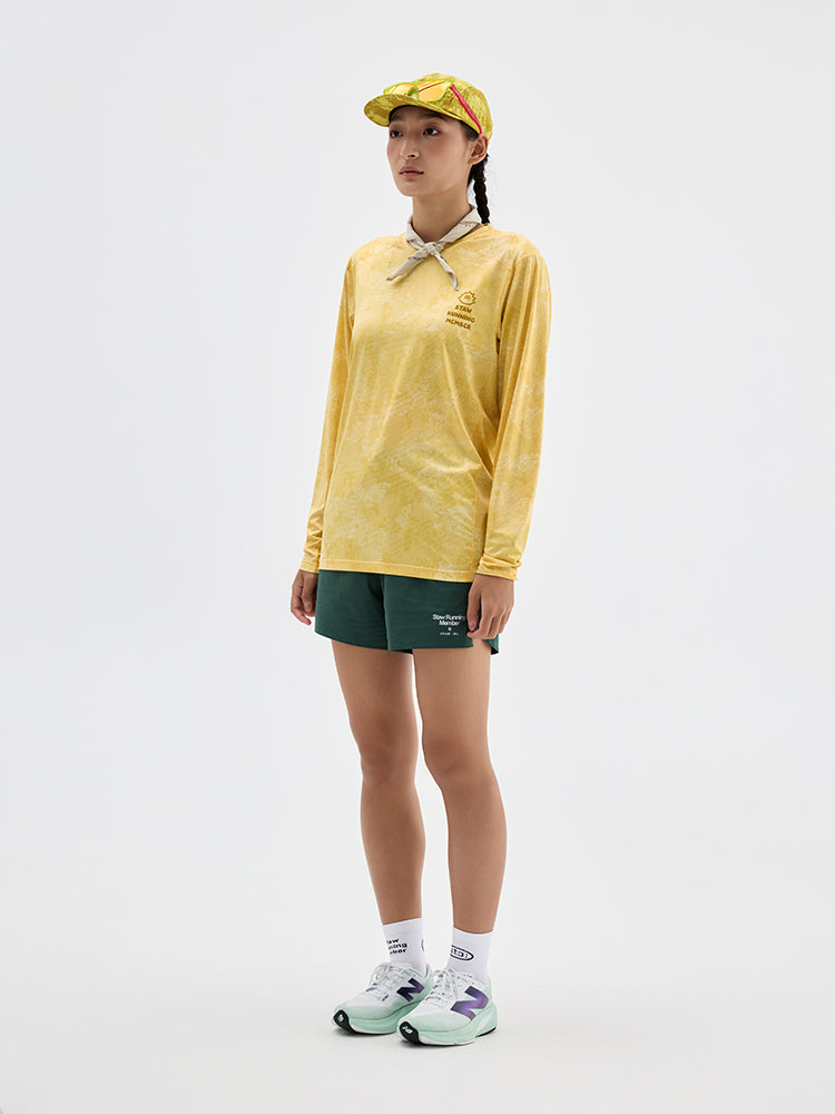 SOSO Graphic Print Running Long Sleeve