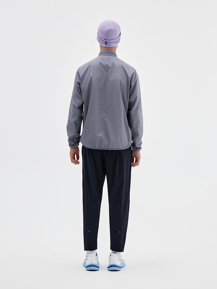 Stand-Collar Windproof Running Jacket