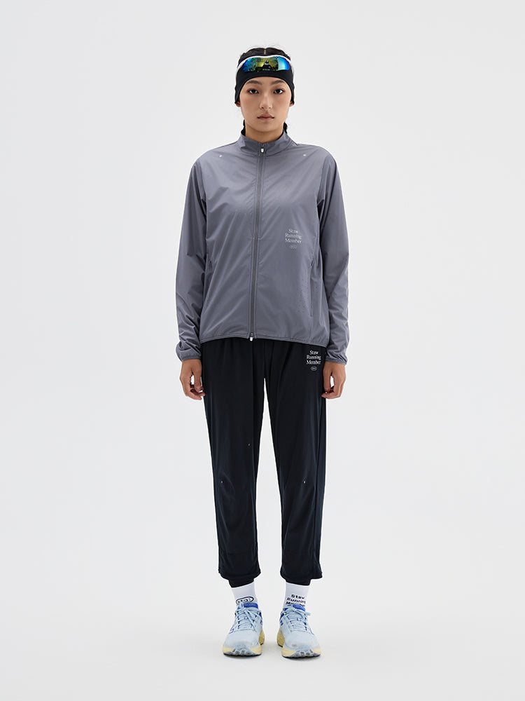 Stand-Collar Windproof Running Jacket