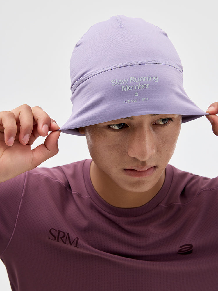 Grid Fleece Running Beanie