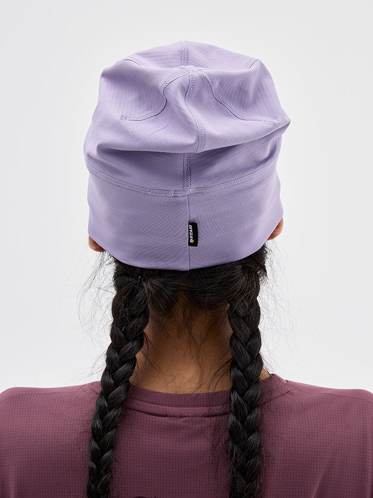Grid Fleece Running Beanie