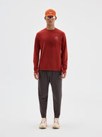 Integrated Knit Athletic Long-Sleeve Top