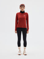 Integrated Knit Athletic Long-Sleeve Top