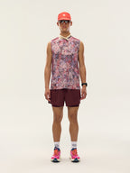 Printed Zoned Sports Tank Top