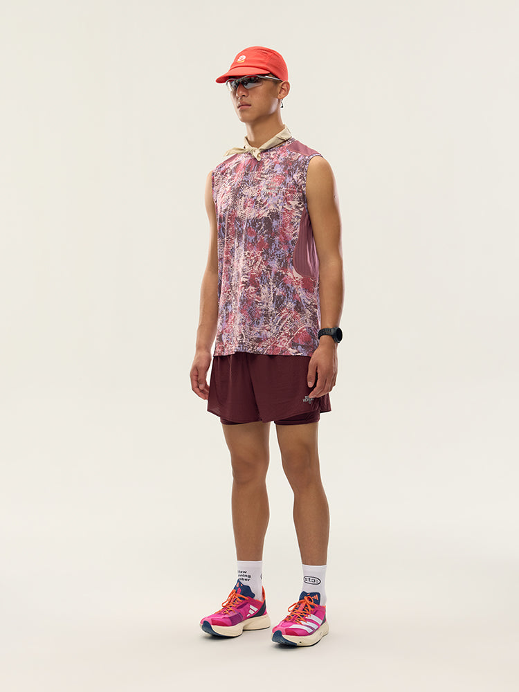 Printed Zoned Sports Tank Top
