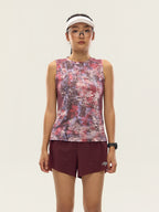 Printed Zoned Sports Tank Top