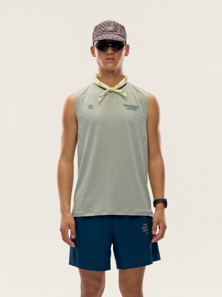 Running Lover Printed Tank Top