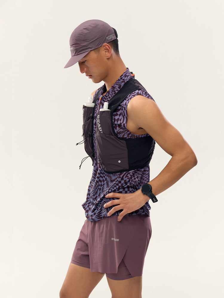 12L Trail Running Hydration Vest｜Misty Purple /White