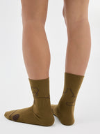 Jacquard Color-Blocked Running Socks