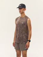 Printed Zoned Sports Tank Top