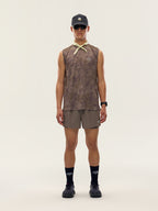 Printed Zoned Sports Tank Top