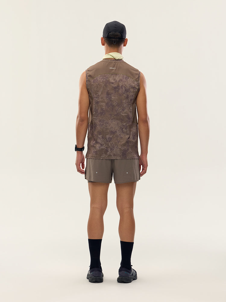 Printed Zoned Sports Tank Top