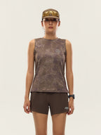 Printed Zoned Sports Tank Top