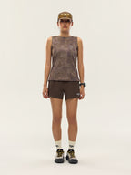 Printed Zoned Sports Tank Top