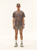 Printed Zoned Running Short Sleeve