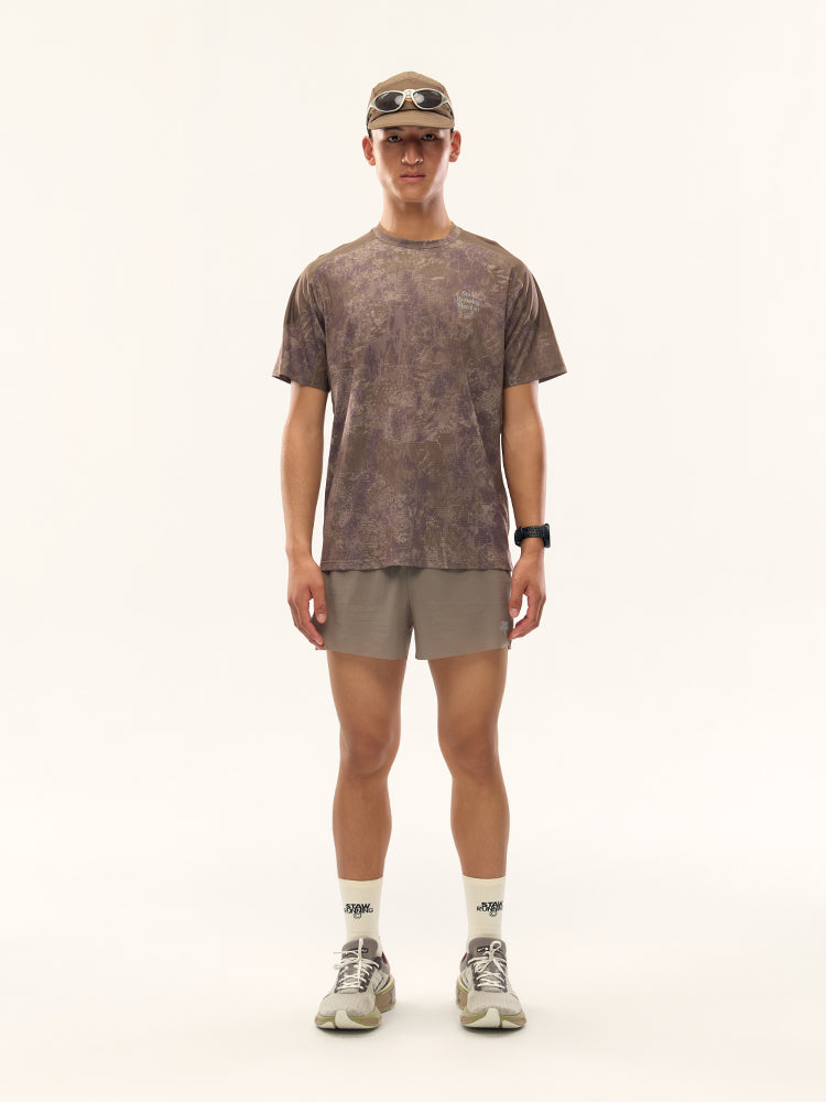 Printed Zoned Running Short Sleeve
