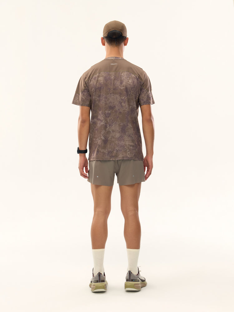 Printed Zoned Running Short Sleeve