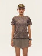 Printed Zoned Running Short Sleeve