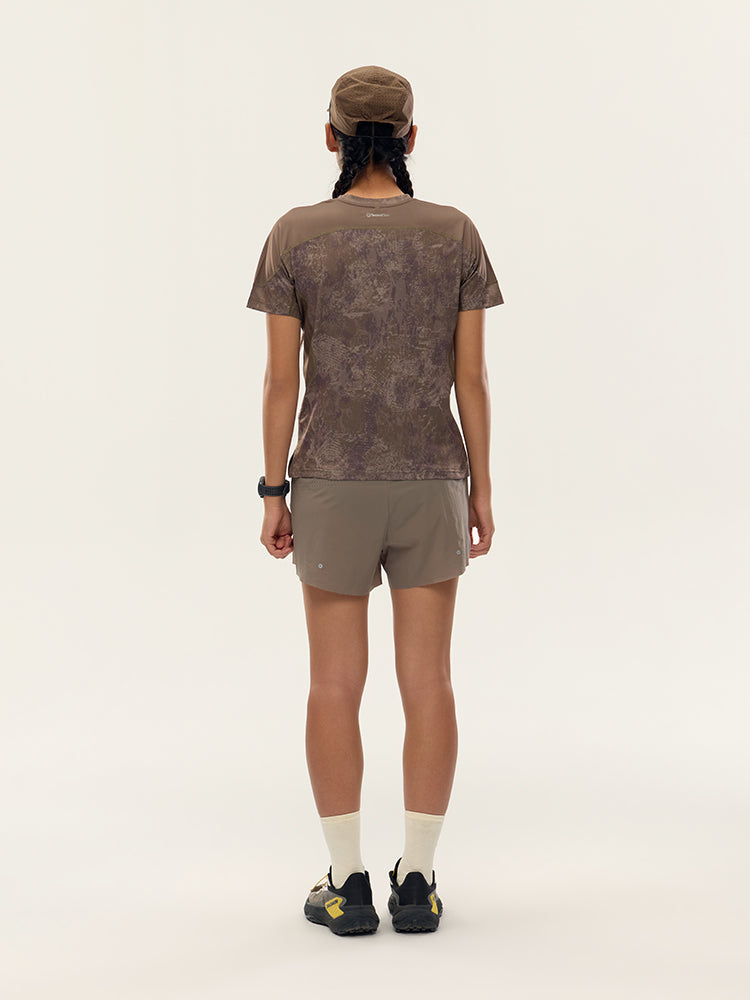 Printed Zoned Running Short Sleeve