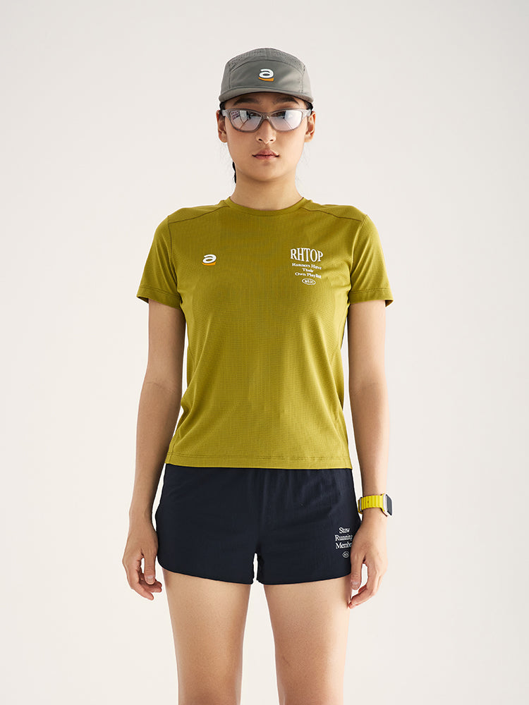 Music-Themed Printed Running T-Shirt