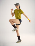 Music-Themed Printed Running T-Shirt