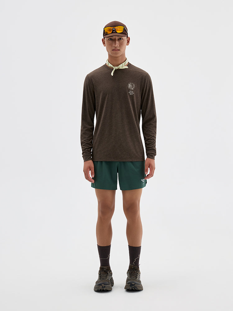Nature Force Runner Printed Long-Sleeve Top