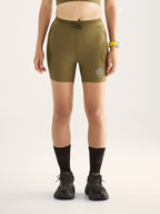 Ribbed Tight Running Shorts
