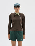 Nature Force Runner Printed Long-Sleeve Top
