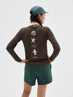 Nature Force Runner Printed Long-Sleeve Top