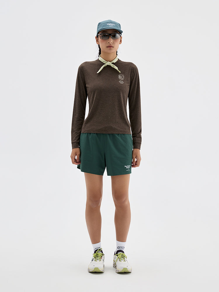 Nature Force Runner Printed Long-Sleeve Top
