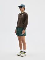 Nature Force Runner Printed Long-Sleeve Top