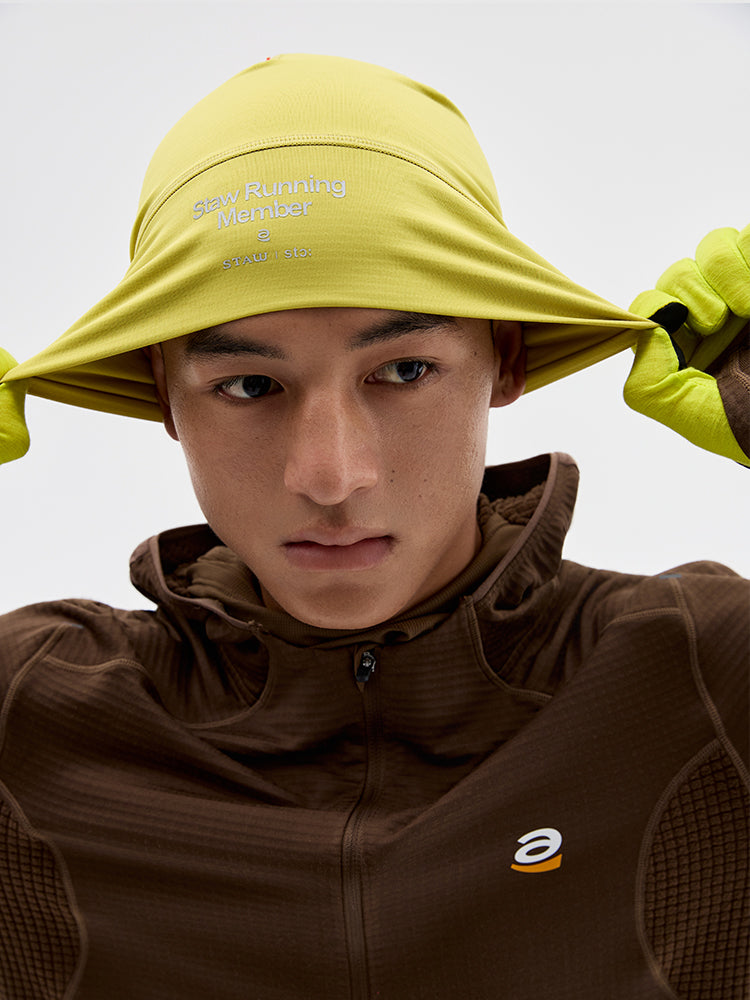 Grid Fleece Running Beanie