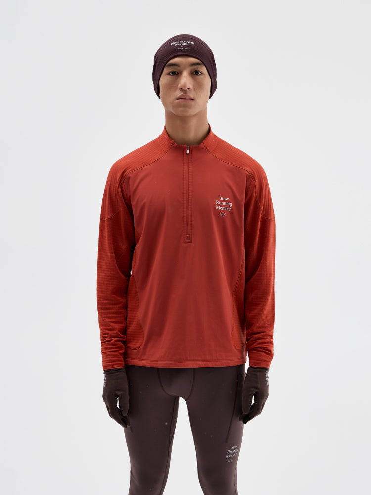 10°C Wind-Blocking Fleece Running Long Sleeve