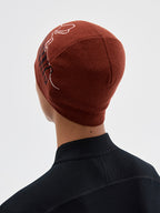 Jacquard Color-Blocked Merino Wool Beanie