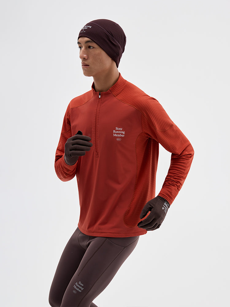 10°C Wind-Blocking Fleece Running Long Sleeve