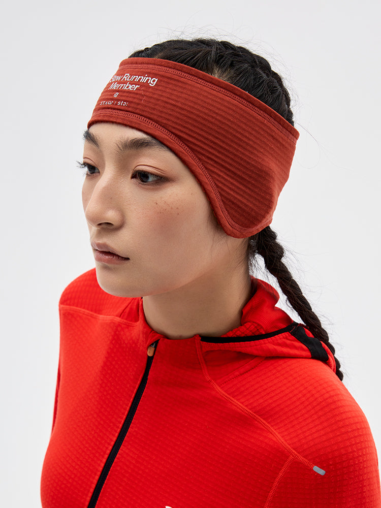 Grid Fleece Ear Warmer Headband