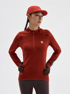 0°C 2.0 Fleece Lined Hooded Running Long Sleeve