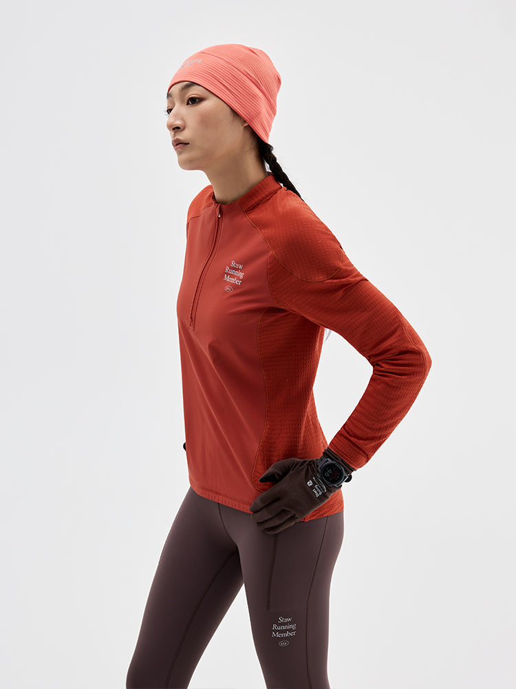 10°C Wind-Blocking Fleece Running Long Sleeve