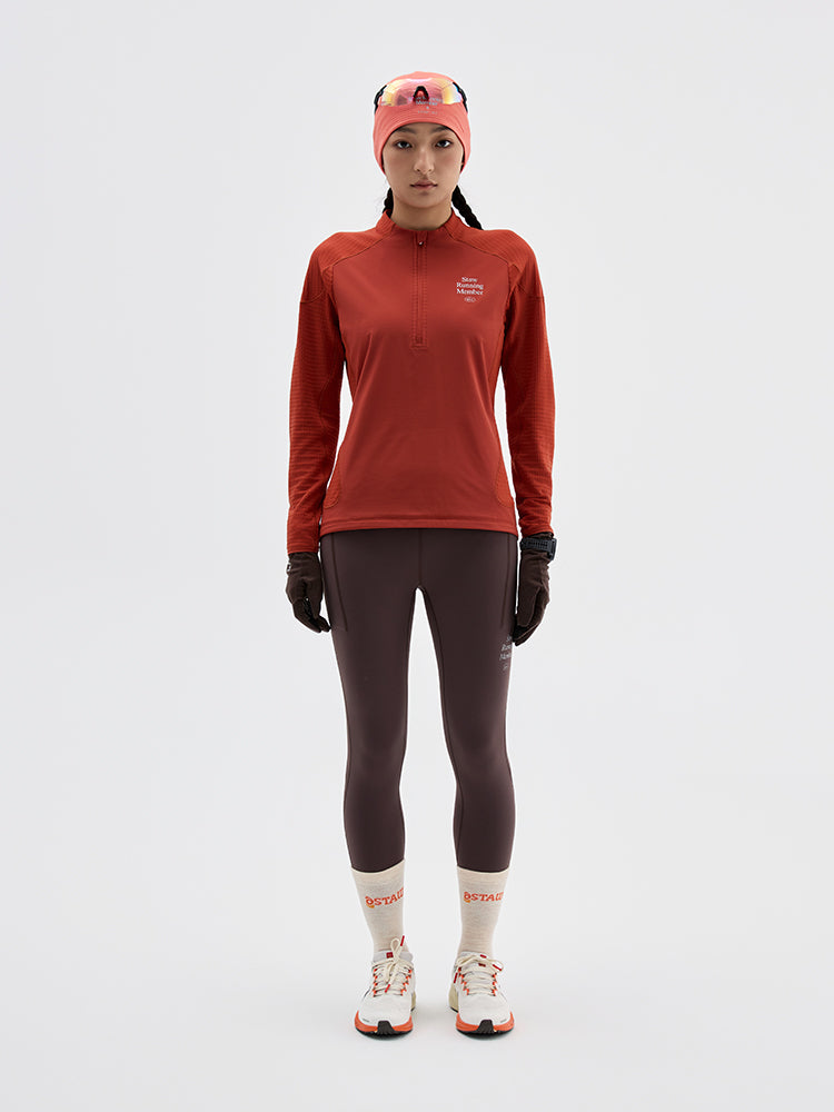 10°C Wind-Blocking Fleece Running Long Sleeve