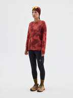 Printed Wool Athletic Long Sleeve