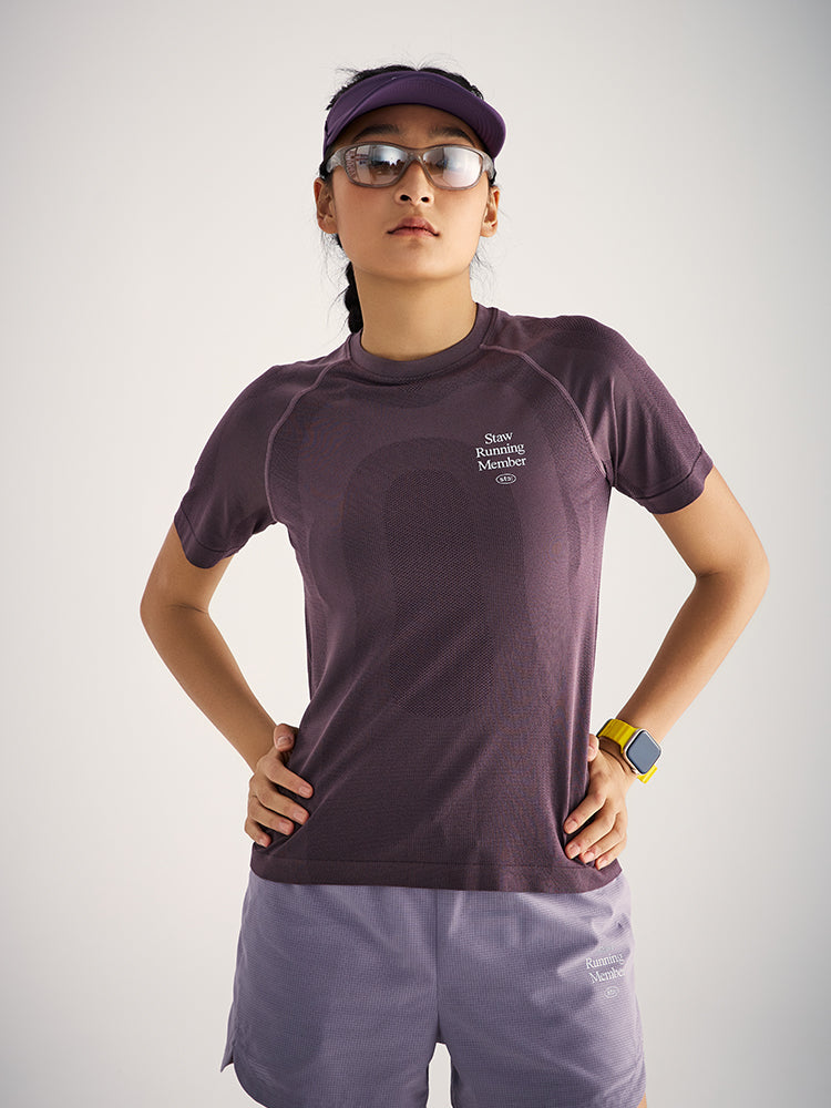 Seamless Knit Running T-Shirt