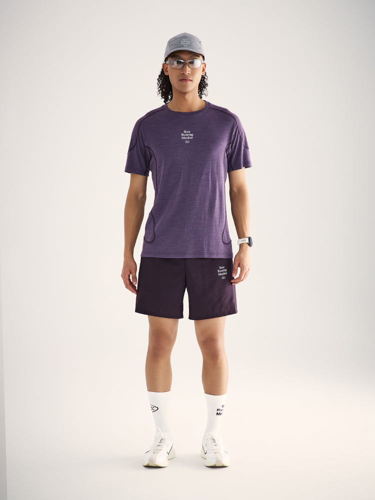 Merino Wool Solid Running T-Shirt