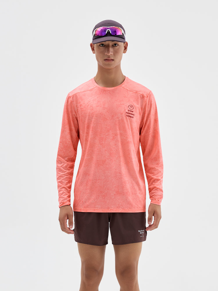 SOSO Graphic Print Running Long Sleeve