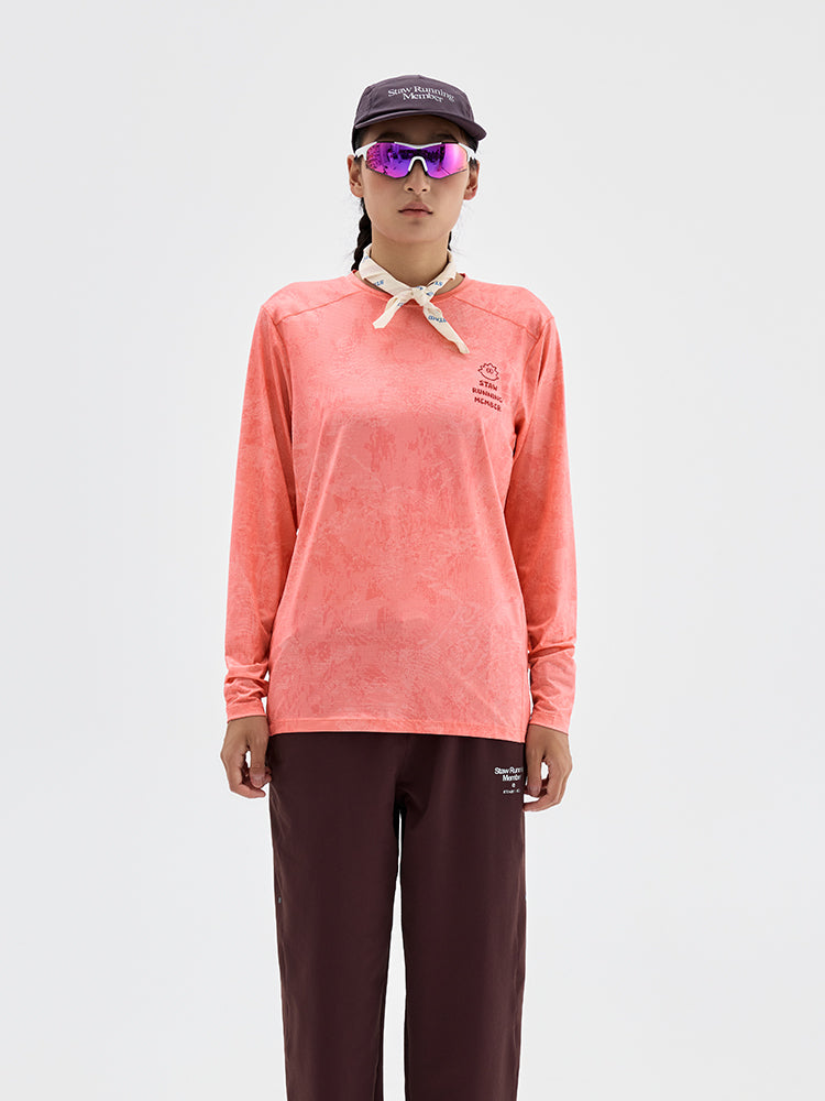 SOSO Graphic Print Running Long Sleeve
