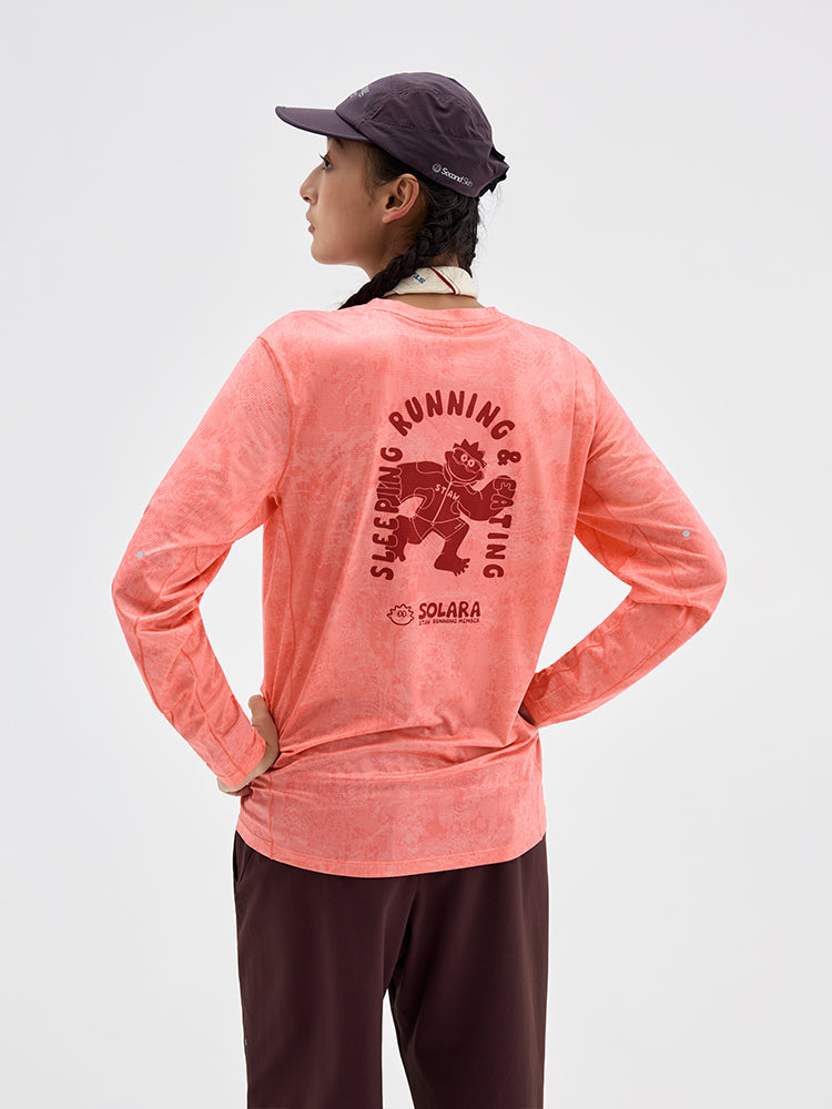 SOSO Graphic Print Running Long Sleeve