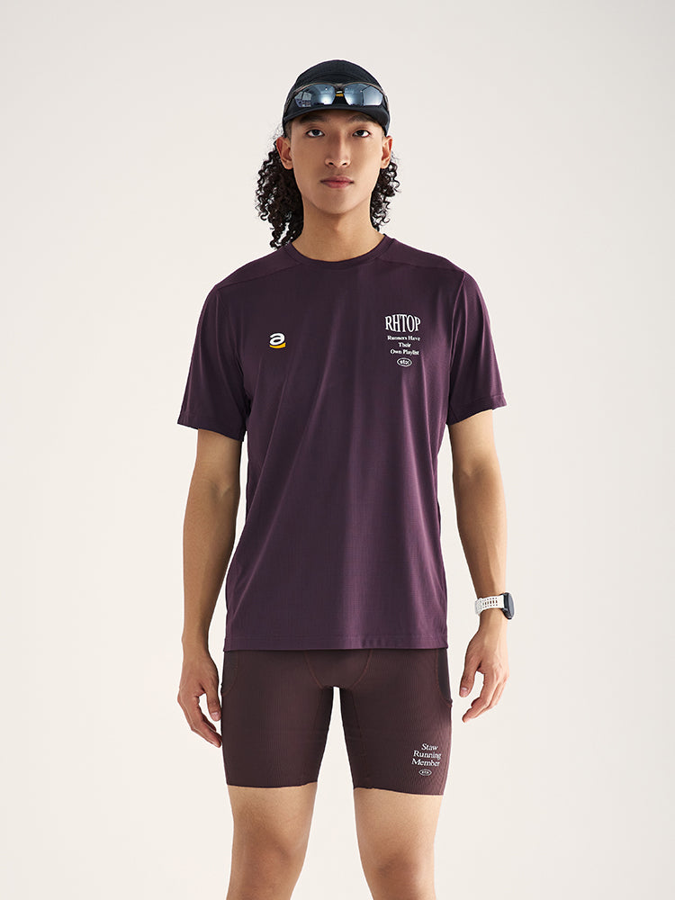 Music-Themed Printed Running T-Shirt