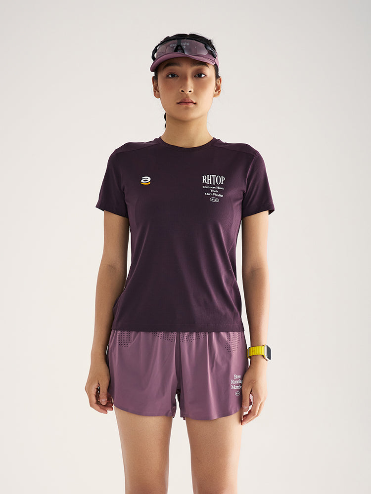 Music-Themed Printed Running T-Shirt