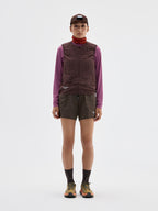 Quilted Collarless Sports Puffer Vest
