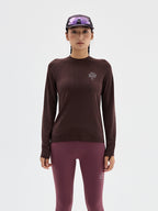 Integrated Knit Athletic Long-Sleeve Top